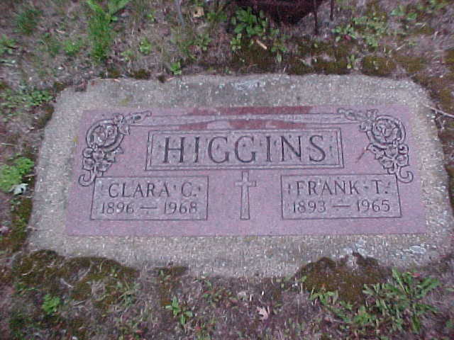 Higgins Frank T and Clara G